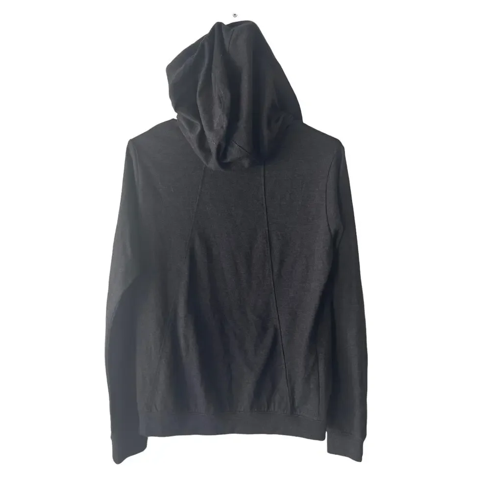Nike Grey White Size‎ Small Full Zip Hooded Sweater
